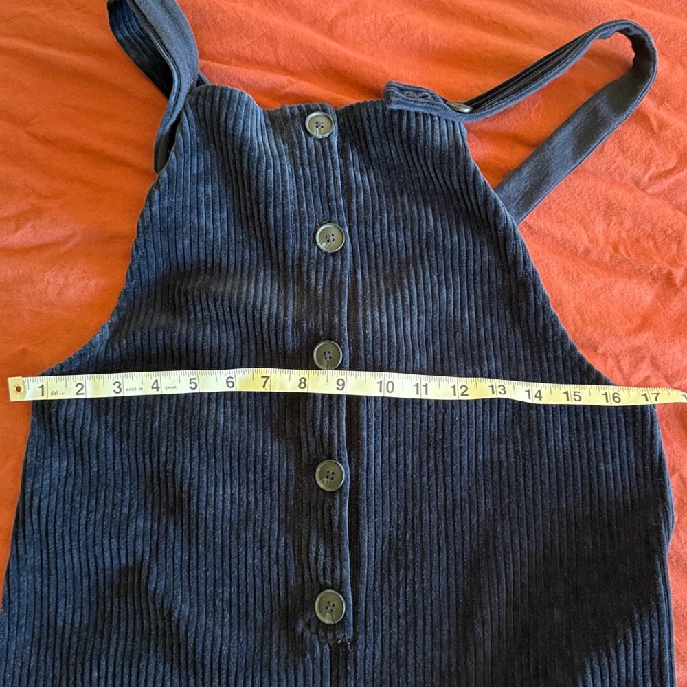 Madewell Texture & Thread Blue Corduroy Jumpsuit - Picture 8 of 8